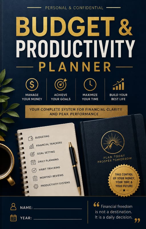 BUDGET AND PRODUCTIVITY PLANNER